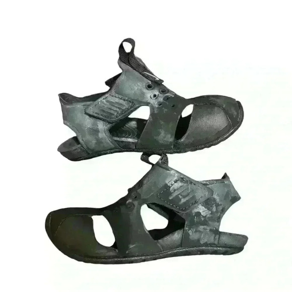 Nike Sunray Protect Black Lightweight Closed Toe Sandals Toddler Water Shoes 5C - Picture 3 of 4